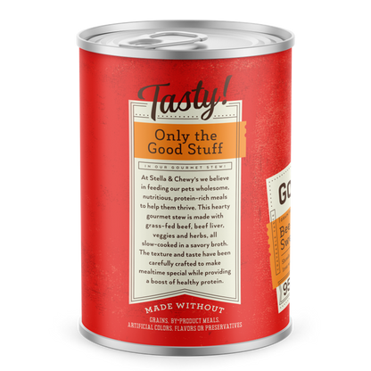 Stella & Chewy’s Gourmet Beef, Green Bean & Sweet Potato Stew Grain Free Canned Dog Food 12.5oz