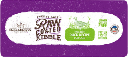 Stella and Chewy’s Raw Coated Kibble Cage Free Duck Recipe for Cats 5LB