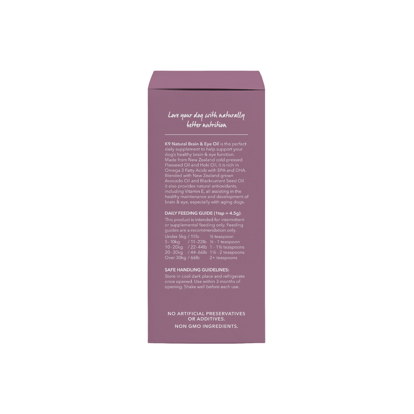 K9 Natural Brain & Eye Health Oil for Dogs – 175ml