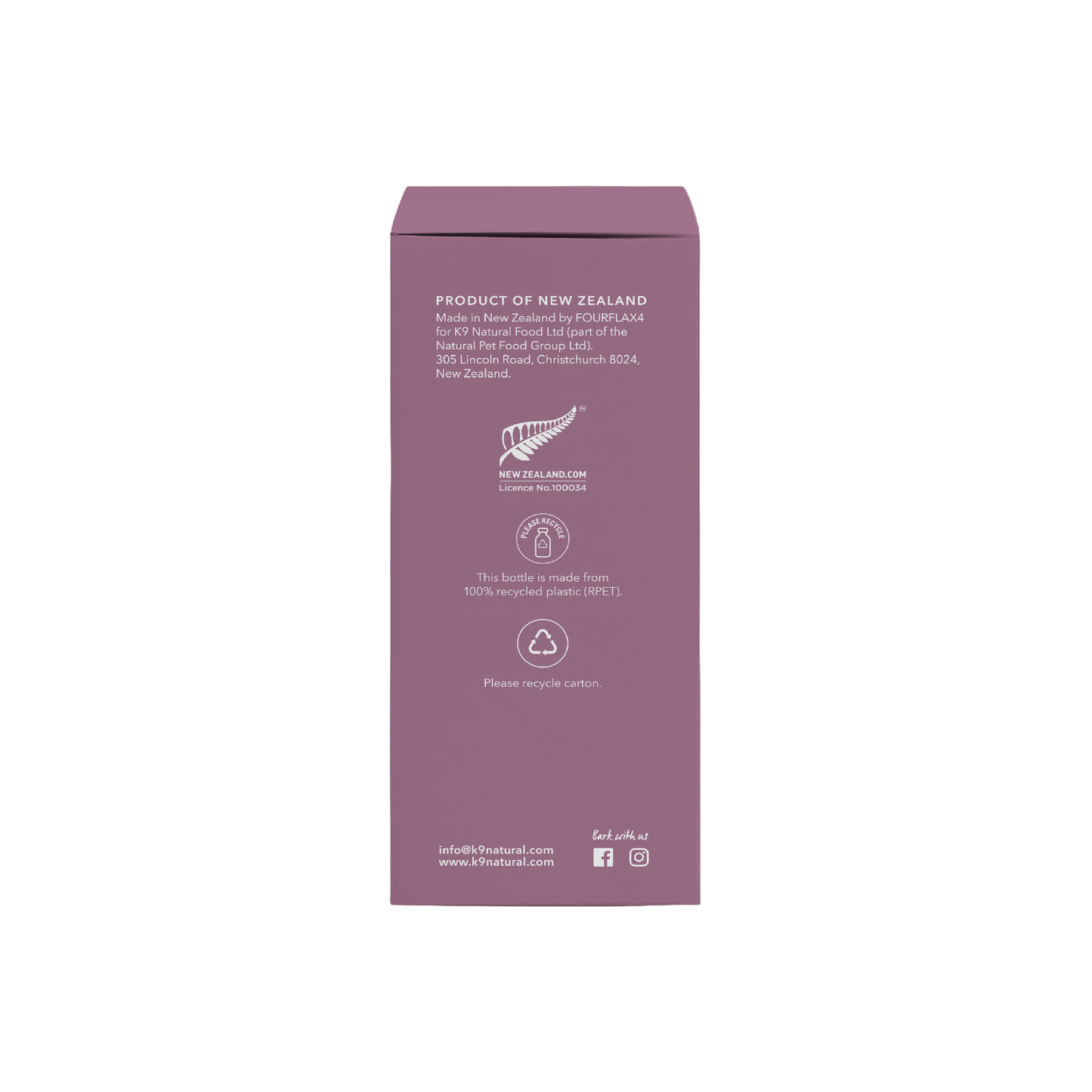 K9 Natural Brain & Eye Health Oil for Dogs – 175ml