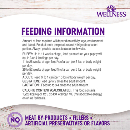 Wellness Complete Health Turkey & Sweet Potato Canned Dog Food 12.5oz