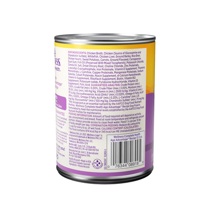 Wellness Complete Health Age Advantage Senior Chicken & Sweet Potato Wet Dog Food 354g