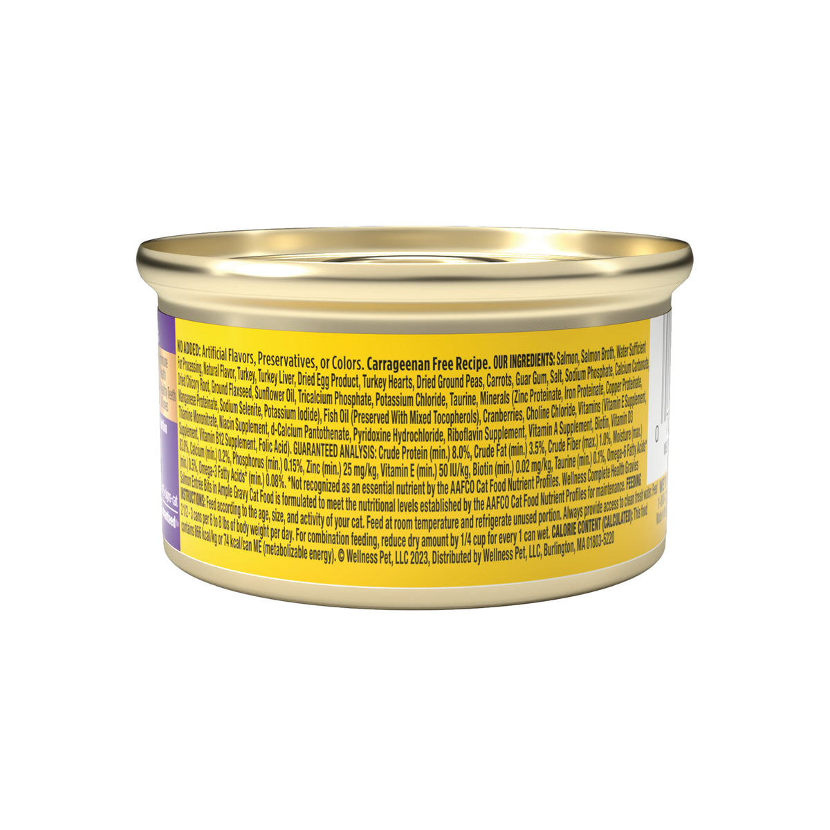 Wellness Complete Health Gravies Salmon Entree Grain Free Canned Cat Food 3oz