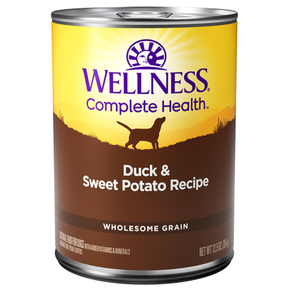 Wellness Complete Health Duck & Sweet Potato Wet Dog Food 12.5oz