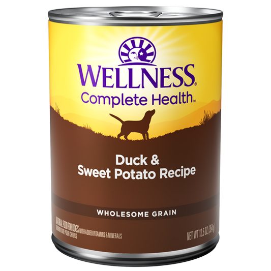Wellness Complete Health Duck & Sweet Potato Wet Dog Food 12.5oz
