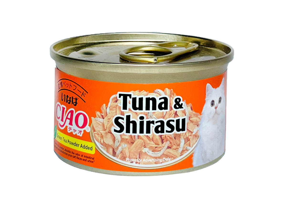 CIAO White Meat Skipjack Tuna & Whitebait in Jelly Canned Cat Food 75g x 24cans
