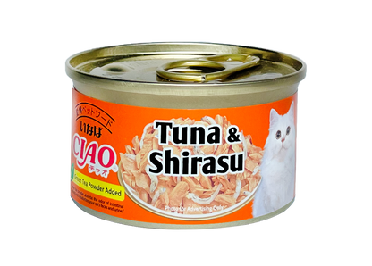 CIAO White Meat Skipjack Tuna & Whitebait in Jelly Canned Cat Food 75g x 24cans