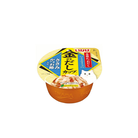CIAO Kinnodashi Chicken Fillet in Gravy with Dried Bonito Topping Cup Cat Food 70g x 12cups