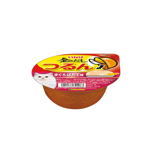 CIAO Tsurun Pudding Tuna & Scallop Cup Cat Food 65g x 12cups