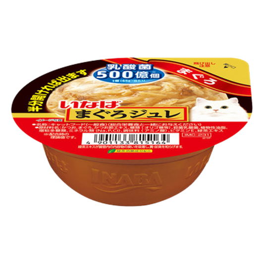 CIAO Soft Jelly Cup Tuna Flake with Lactic Acid Bacteria Cat Food 65g x 12cups