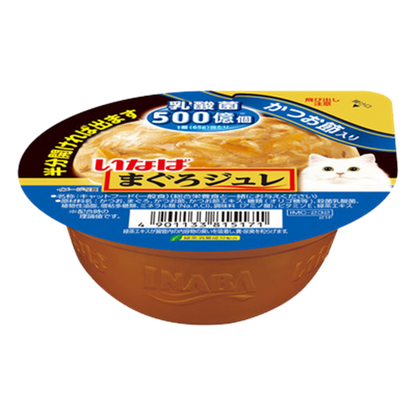 CIAO Soft Jelly Cup Tuna Flake with Dried Bonito & Lactic Acid Bacteria Cat Food 65g x 12cups