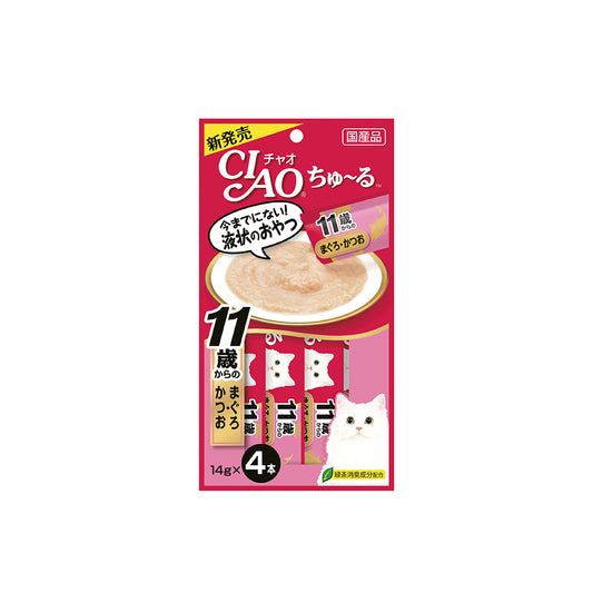 CIAO Churu Tuna with Collagen Cat Treats 14g x 4 Sticks (5sets)