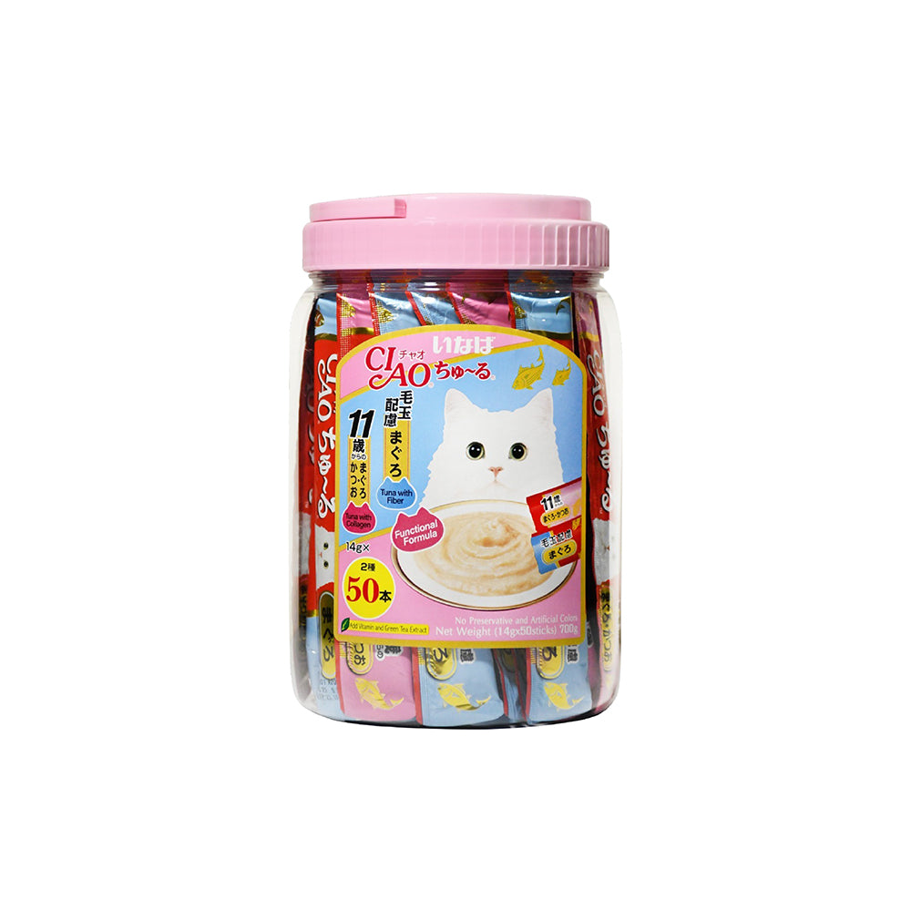 CIAO Churu Functional Festive Pack Cat Treats 14g x 50 Sticks