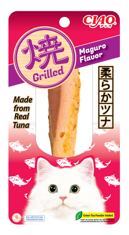 CIAO Grilled Tuna Maguro in Broth Flavour Cat Treat 15g x 10 packs
