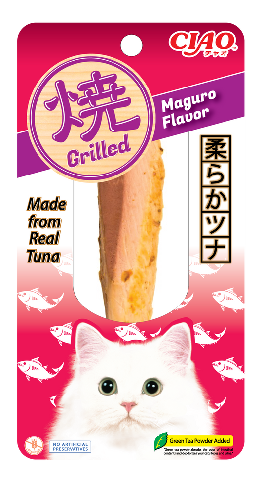 CIAO Grilled Tuna Maguro in Broth Flavour Cat Treat 15g x 10 packs