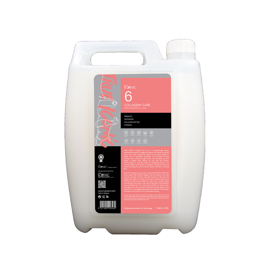 True Iconic Collagen Plus Care Dog Conditioner for Silky Smooth Coats 1 Gallon