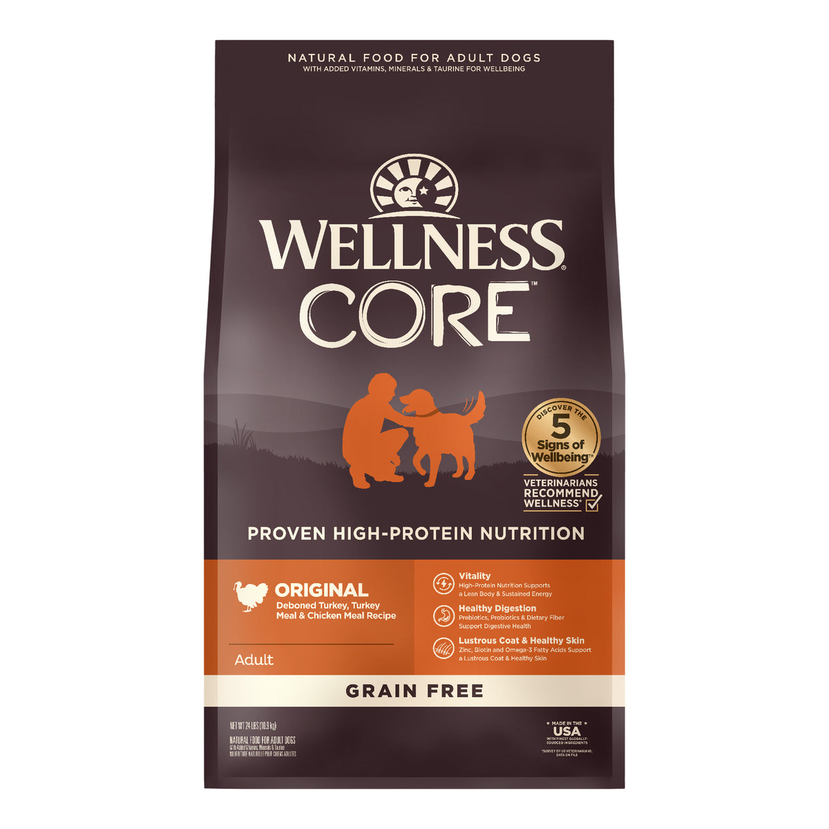 Wellness CORE Original Grain Free Adult Dry Dog Food