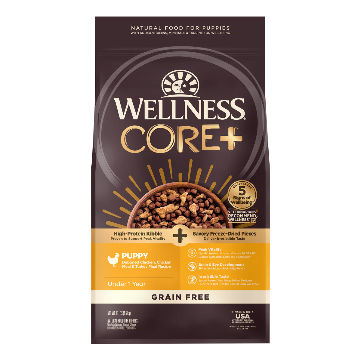 Wellness CORE RawRev Puppy Grain Free Dry Dog Food 10lb