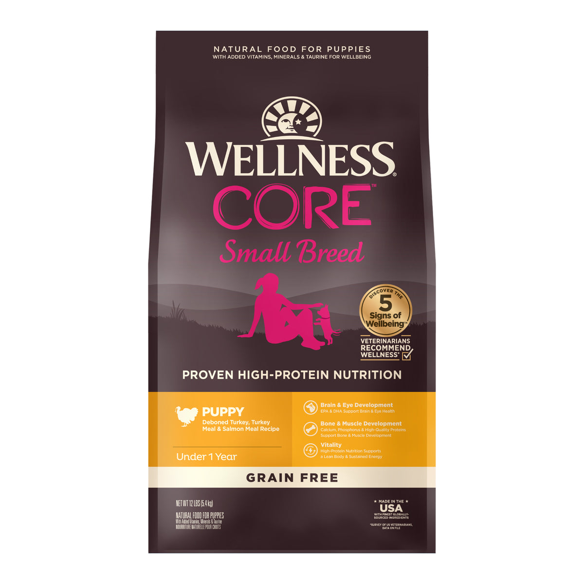 Wellness CORE Grain Free Small Breed Puppy Dry Dog Food