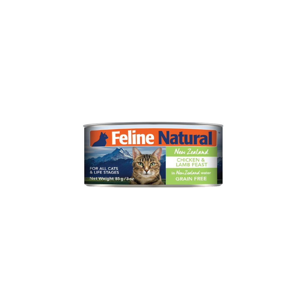 Feline Natural Chicken & Lamb Canned Cat Food – 24 x 85g