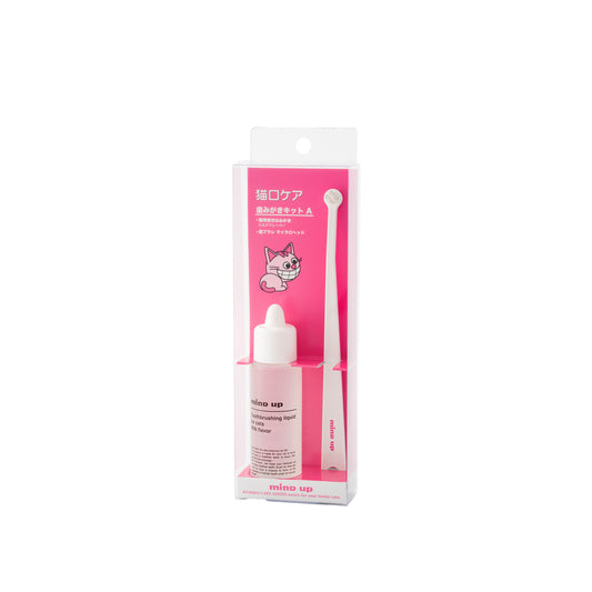 Mind Up Nyanko Care Toothbrushing Kit A Micro Head for Cats
