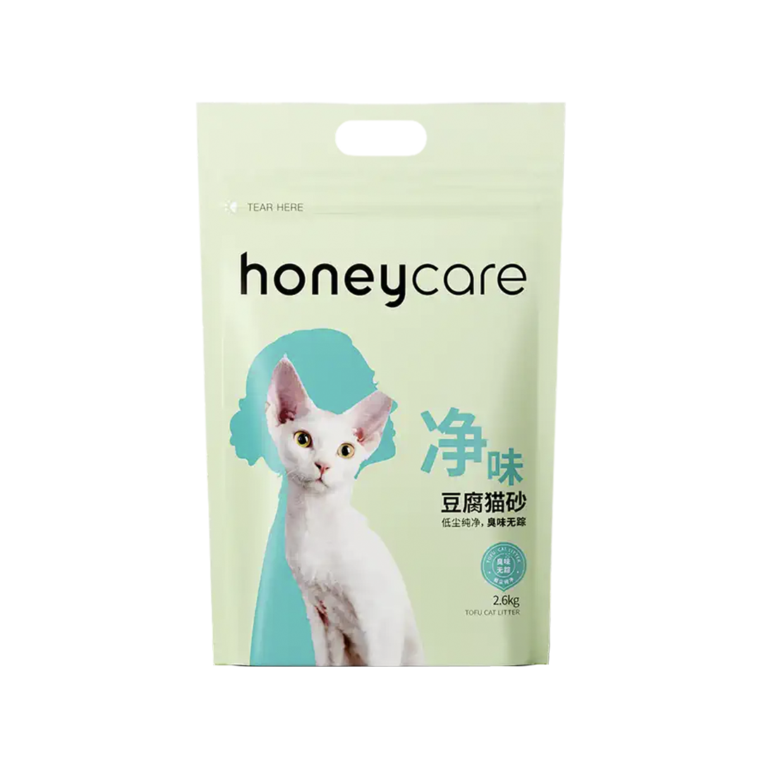 Honey Care Tofu Cat Litter 6L – Natural, Flushable & Odour-Free