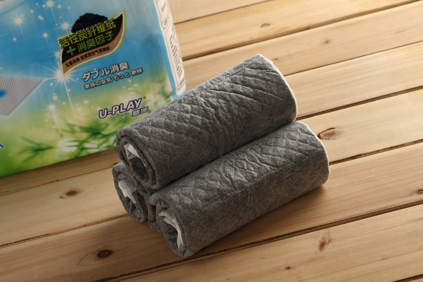 Honeycare U‑Play Ultra‑Absorbent Dog Pee Pads (Charcoal) – Odour‑Controlled, Scented x 2pack