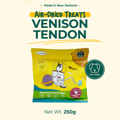 aTwoValley Air-Dried Venison Tendon Dog Chew – 45g