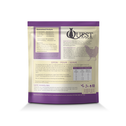 Quest Prey Model Grain Free Freeze Dried Raw Cat Food 10oz | 3 Recipes