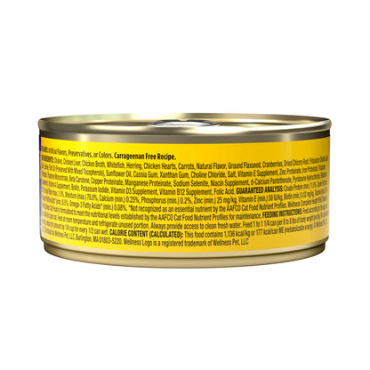 Wellness Complete Health Chicken & Herring Pate Grain Free Canned Cat Food 5.5oz