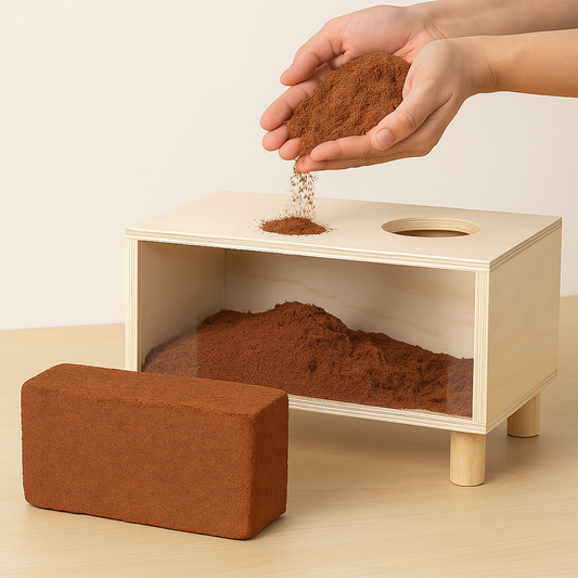 Coco Peat Substrate for Small Pets – Natural Bedding & Digging Soil