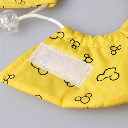 Munchies Soft Recovery Cone – Mouse Print Muzzle Collar for Rats, Mice, Hamsters & Birds