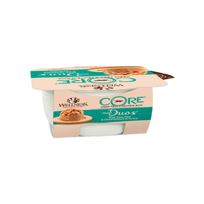Wellness CORE Divine Duos Tuna Pate & Diced Salmon in Gravy Wet Cat Food 2.8oz