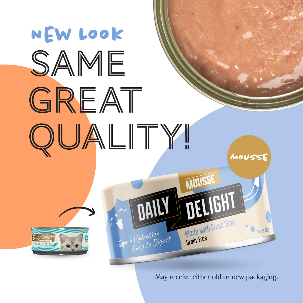 Daily Delight Mousse with Chicken Canned Cat Food 80g x 24cans