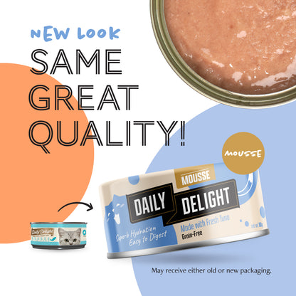 Daily Delight Mousse with Tuna Canned Cat Food 80g x 24cans