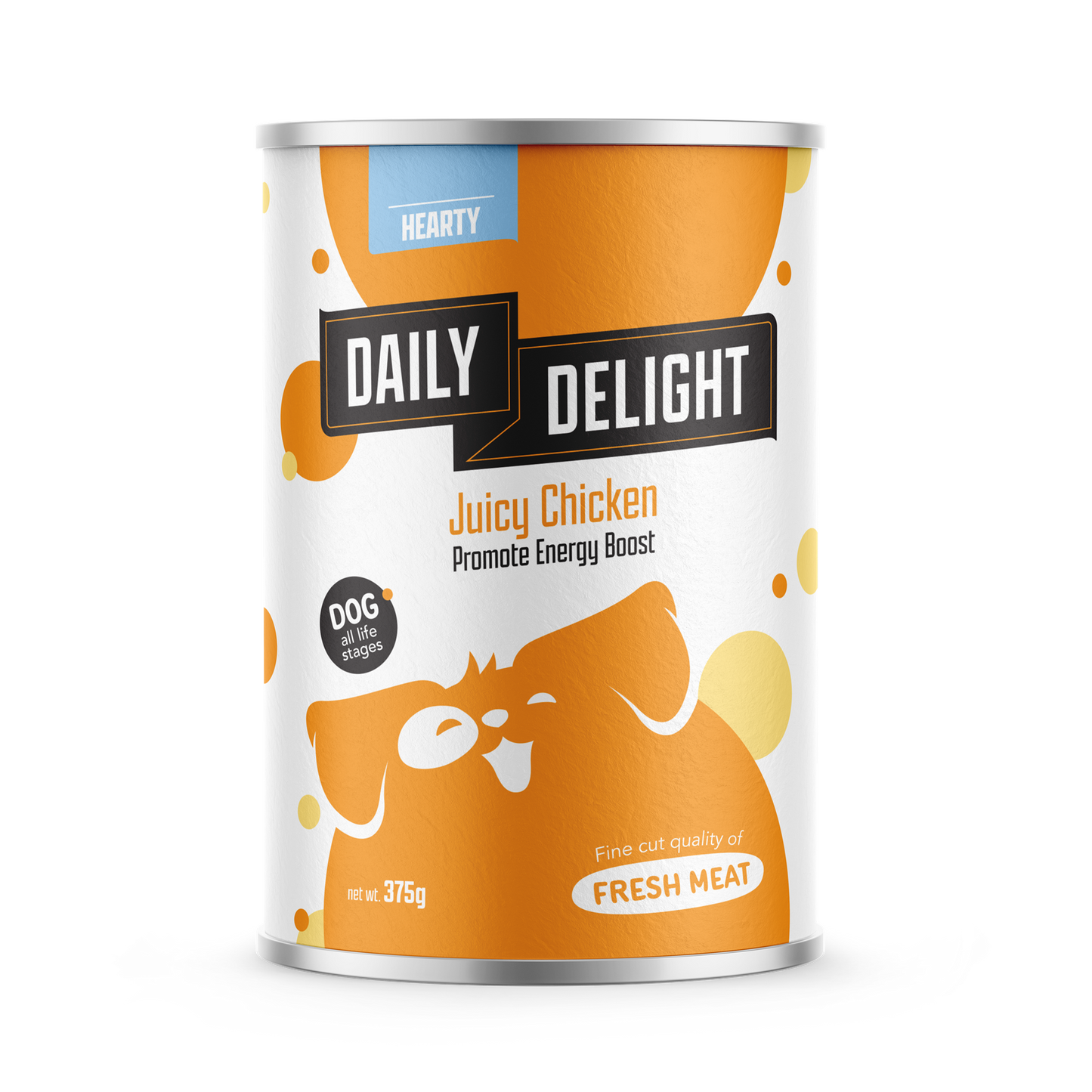 Daily Delight Juicy Chicken Canned Dog Food 375g