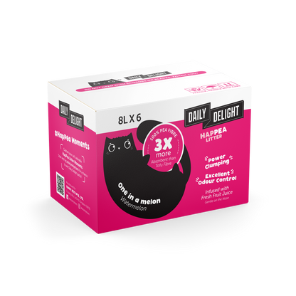 Daily Delight Happea One-in-a-Melon Watermelon Clumping Cat Litter 8L