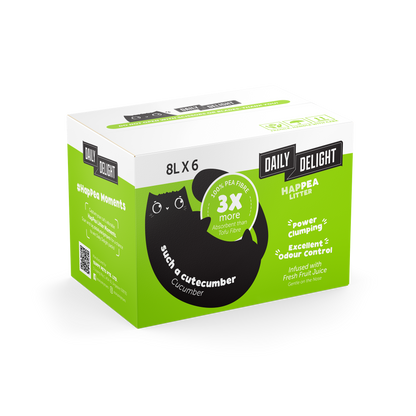 Daily Delight Happea Such-a-Cutecumber Cucumber Clumping Cat Litter 8L