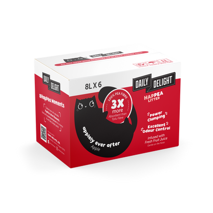 Daily Delight Happea Applely Ever After Apple Clumping Cat Litter 8L