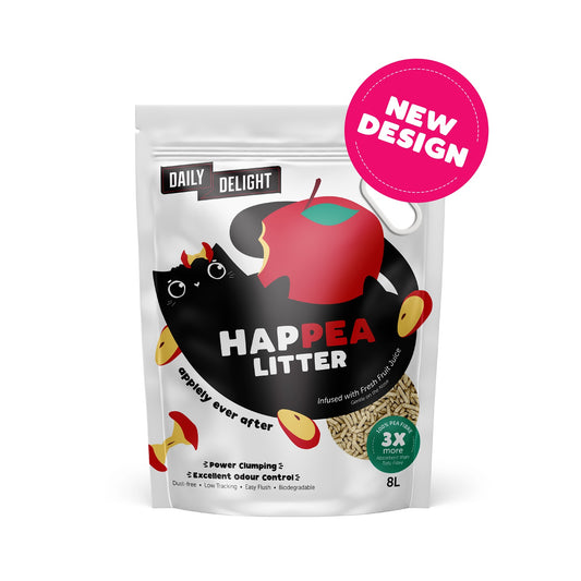 Daily Delight Happea Applely Ever After Apple Clumping Cat Litter 8L