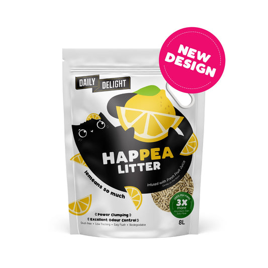 Daily Delight Happea Lemeans So Much Lemon Clumping Cat Litter 8L