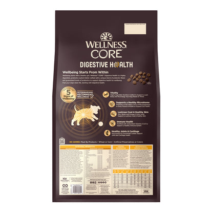 Wellness CORE Digestive Health Chicken & Brown Rice Puppy Dry Dog Food 24LB