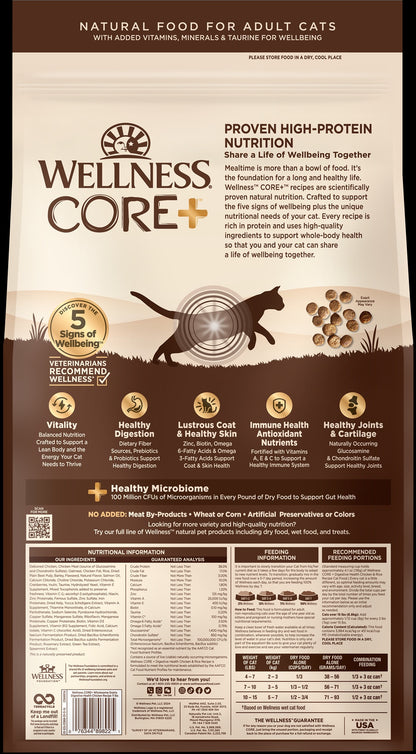 Wellness CORE Digestive Health Chicken & Brown Rice Adult Dry Cat Food