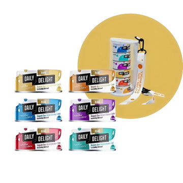 Daily Delight Jelly Series Variety Bag Canned Cat Food (6 x 80g)