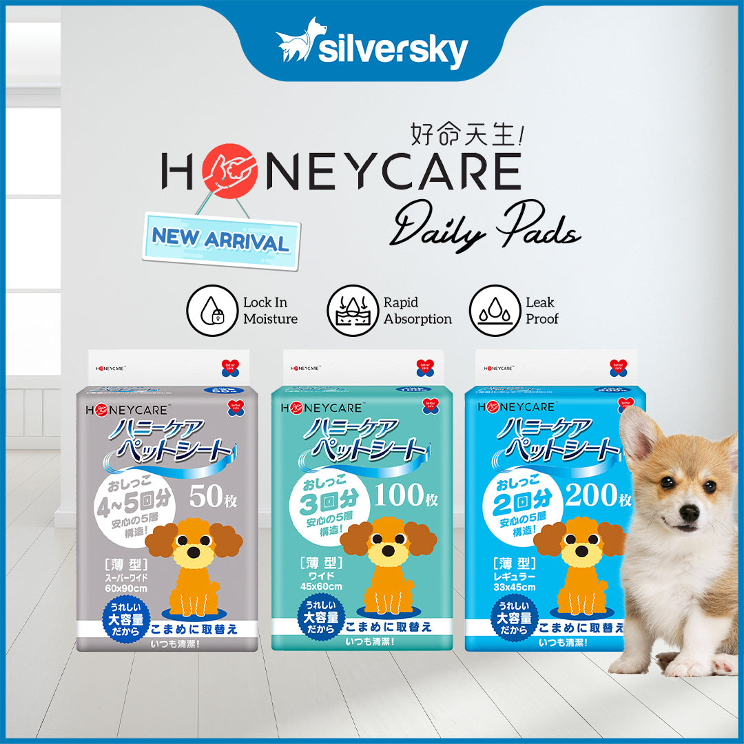 Honeycare Daily Dog Pee Pads – Ultra-Absorbent, Leak-Proof x 2pack