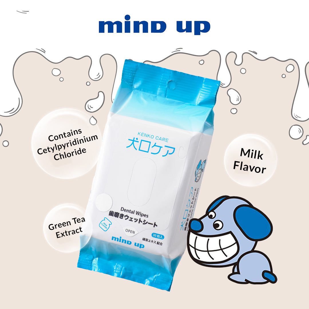 Mind Up Kenko Care Dental Wipes for Dogs 30 Sheets