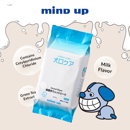 Mind Up Kenko Care Dental Wipes for Dogs 30 Sheets