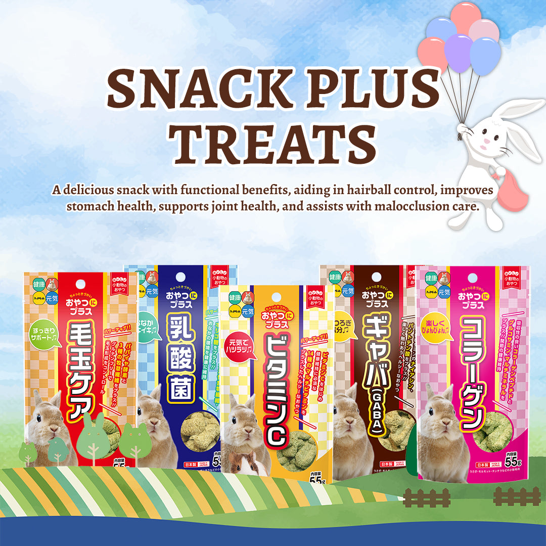 Hi-Pet Snack Plus Collagen Treats for Rabbits & Small Pets – 55g