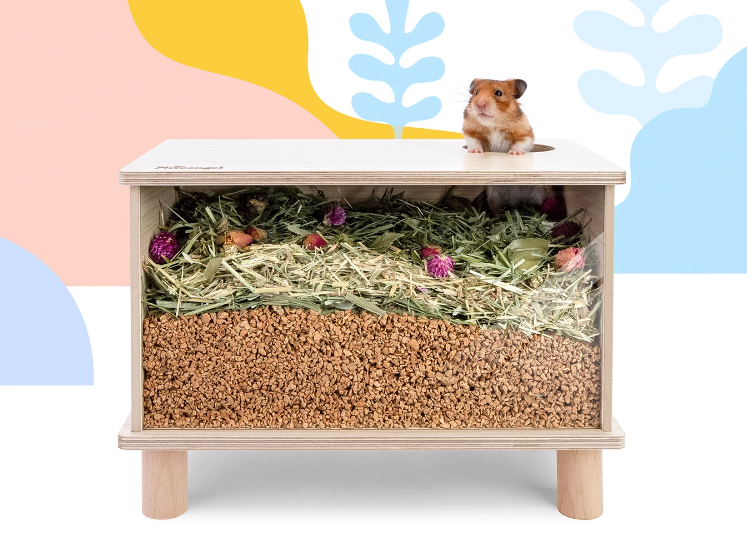 NiteAngel Visible Digging Box – Natural Enrichment for Rats & Hamsters