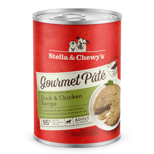 Stella & Chewy’s Gourmet Pate Duck & Chicken Grain Free Canned Dog Food 12.5oz